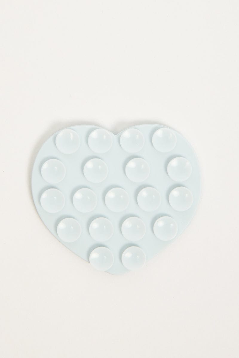 Blue Heart Suction Phone Grip for Ally Fashion