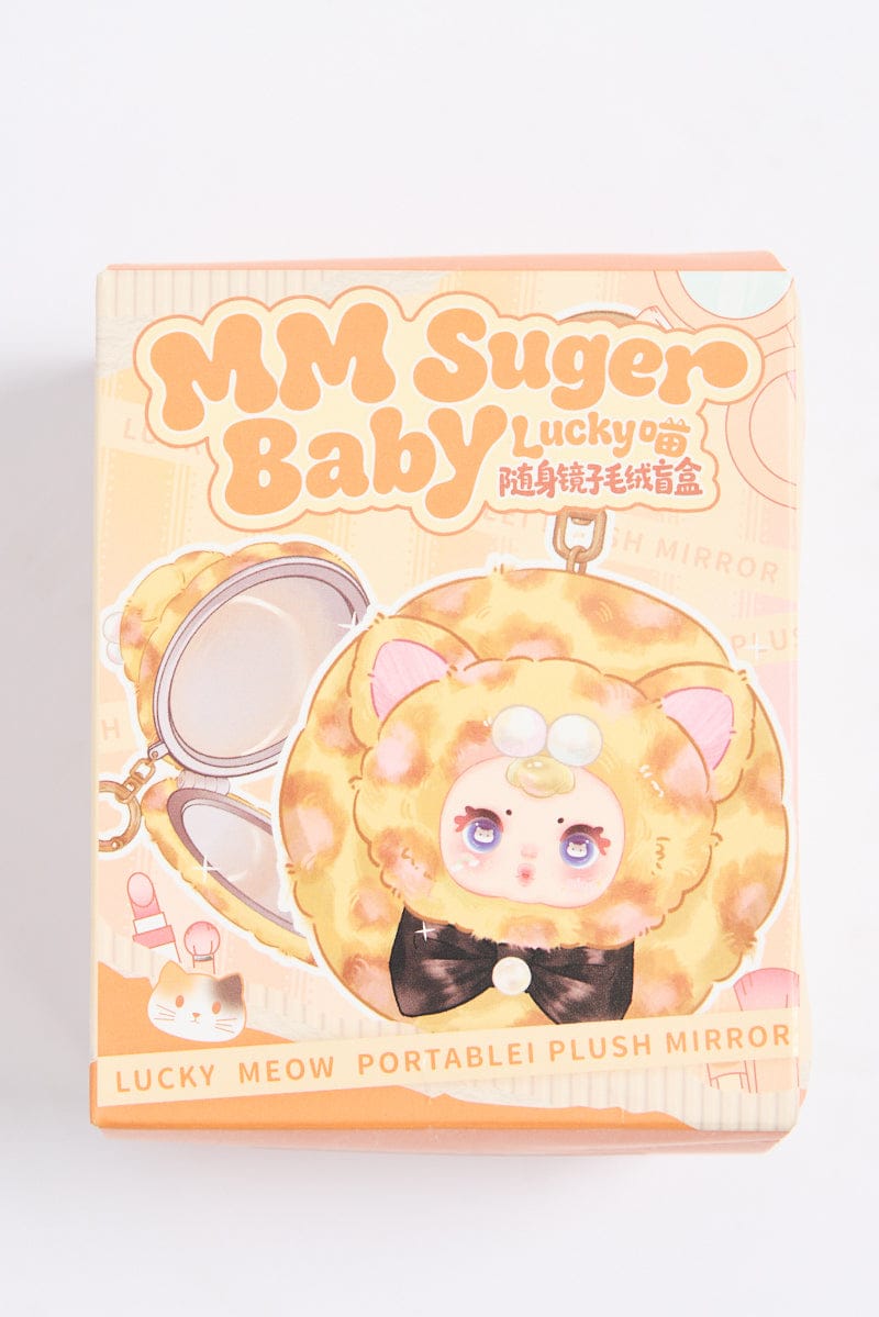 Multi Mm Milk Candy Lucky Cat Mirror Blind Box for Ally Fashion