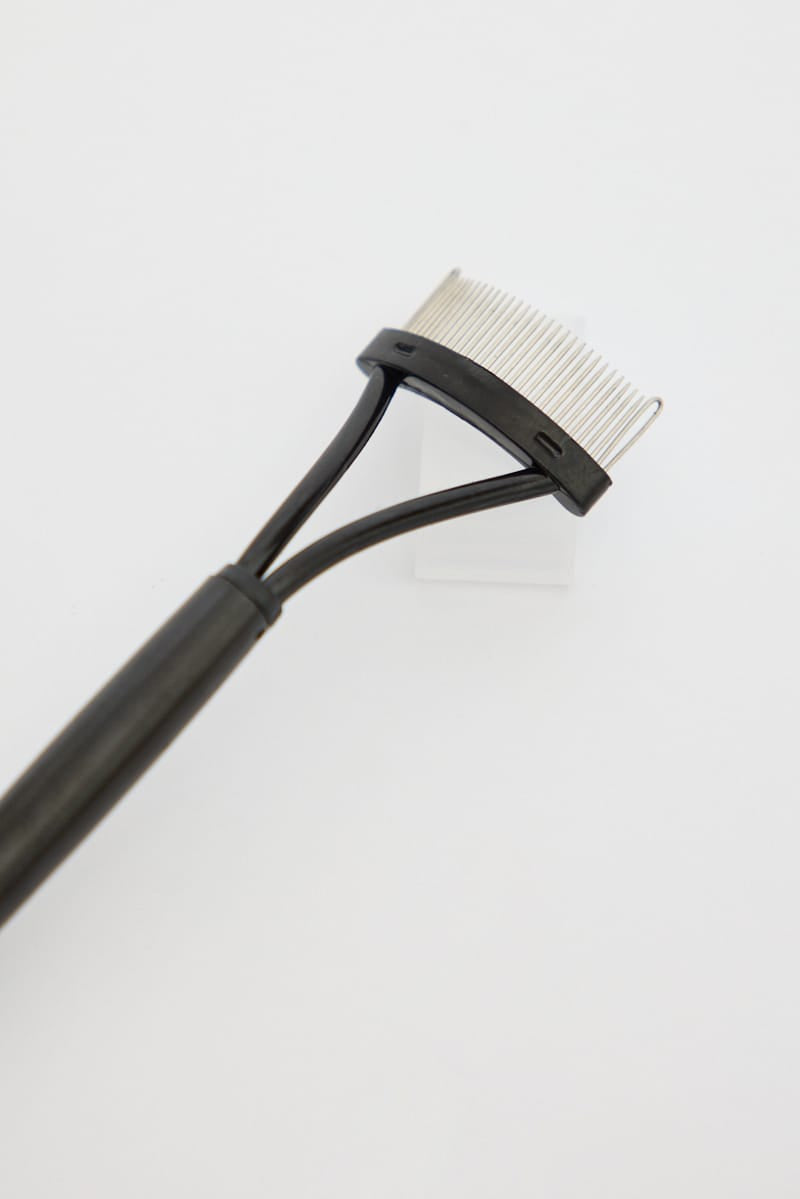 Black Steel Needle Eyelash Comb & Separator for Ally Fashion