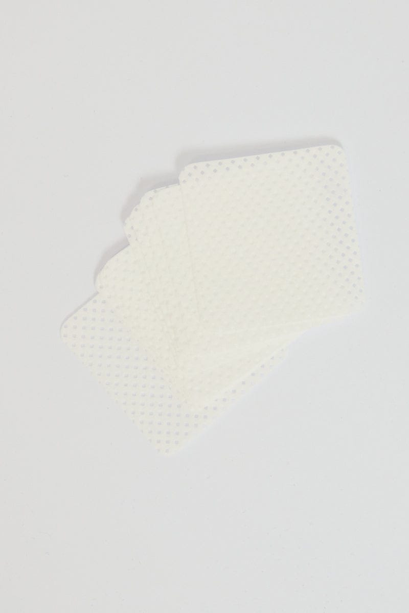White 200 Pcs Nail Wipes Nail Polish Remover Pads for Ally Fashion