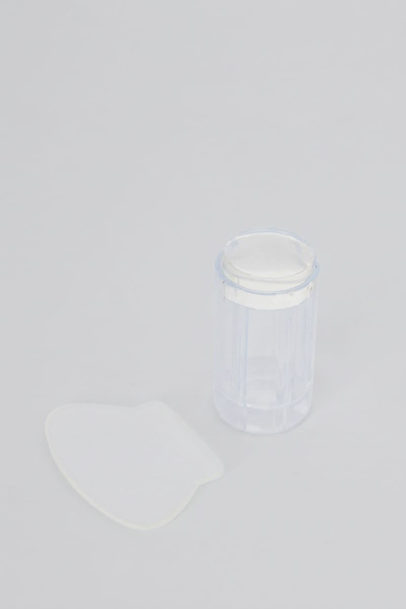 Metallic Nail Art Silicone French Stamp & Scraper Set for Ally Fashion