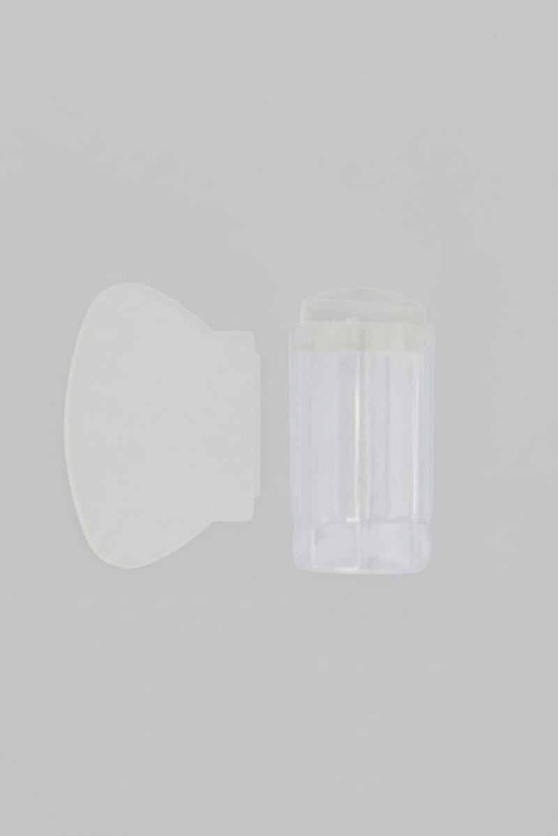 Metallic Nail Art Silicone French Stamp & Scraper Set for Ally Fashion