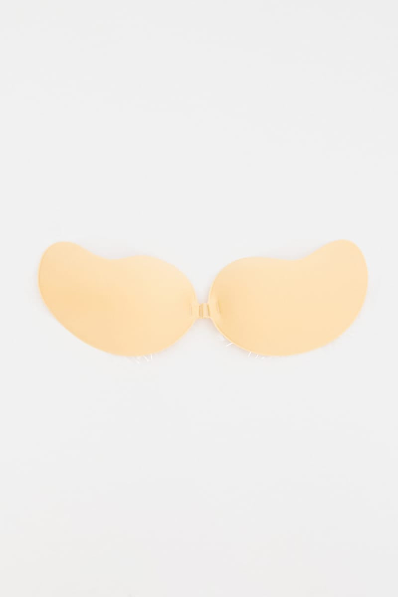 Beige Invisible Adhesive Bra Push-up Strapless for Ally Fashion