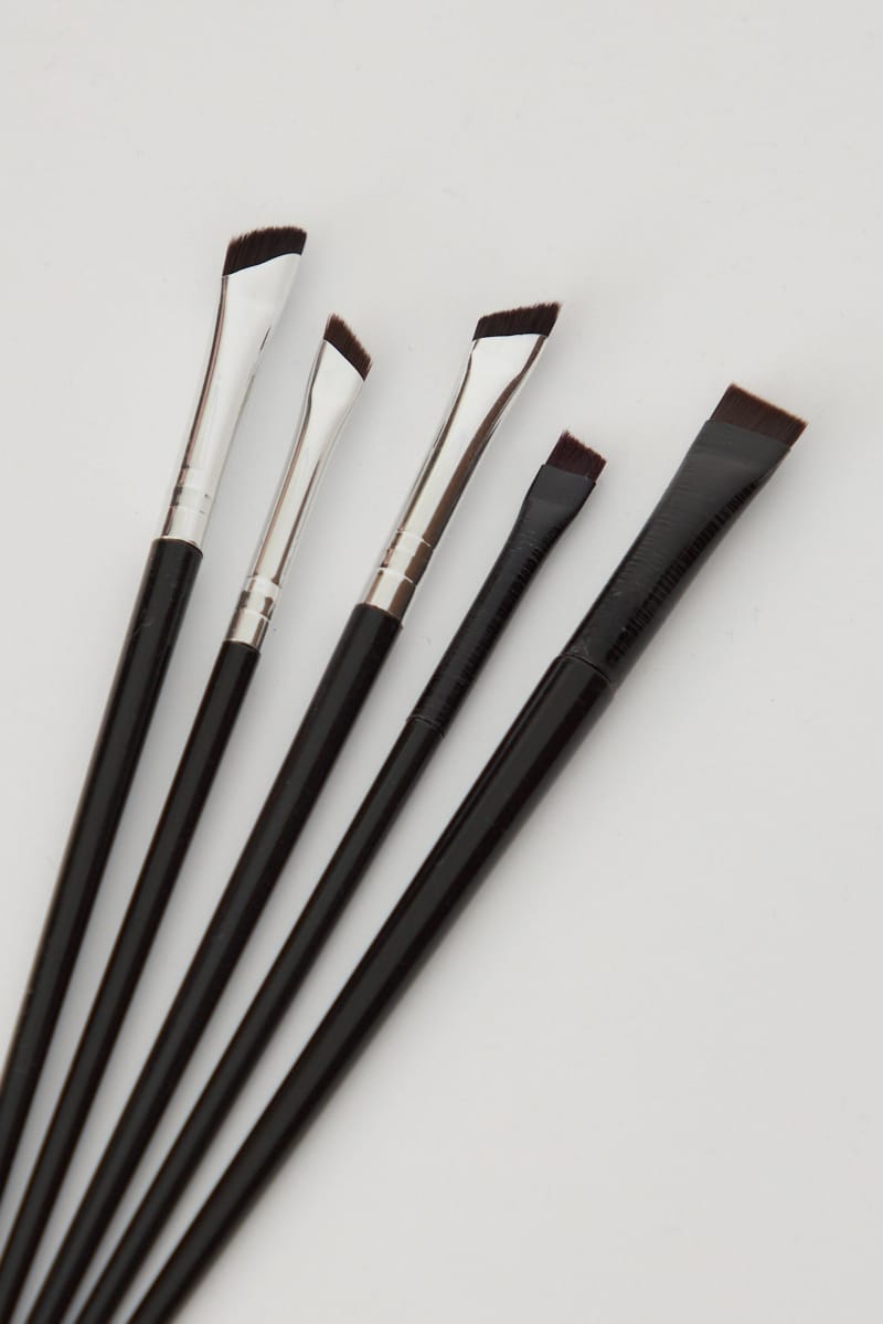 Black 5 Pcs Eye Makeup Brush Set for Ally Fashion