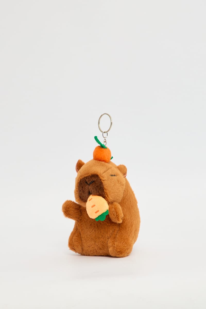 Brown Capybara Keyring Bag Charm for Ally Fashion