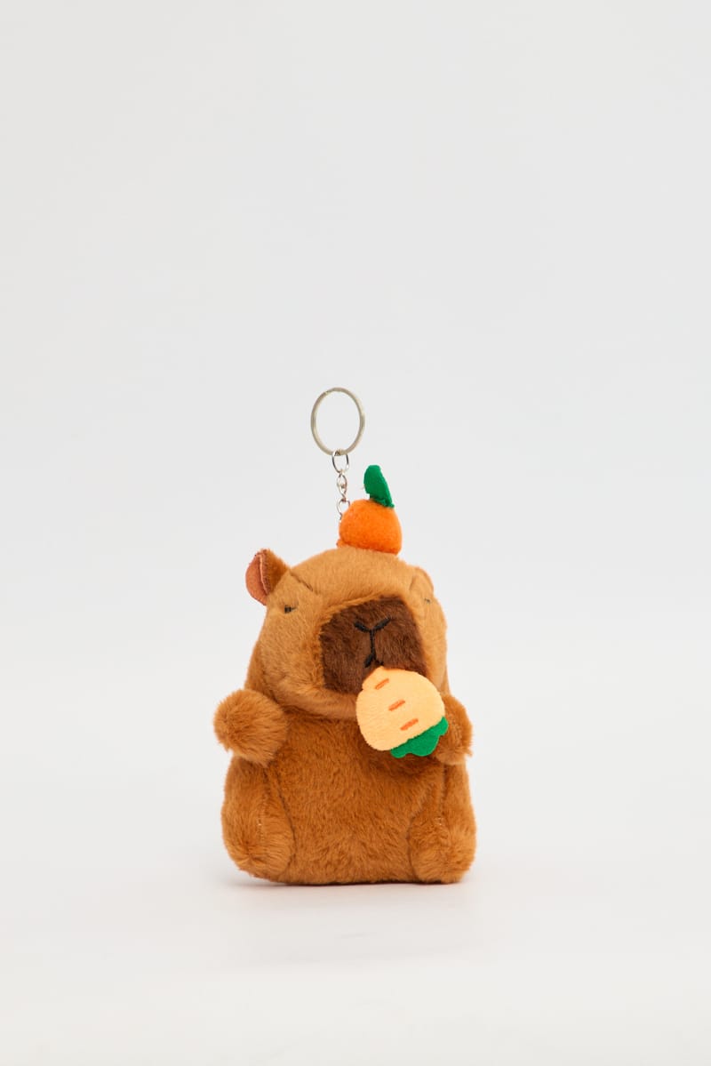 Brown Capybara Keyring Bag Charm for Ally Fashion