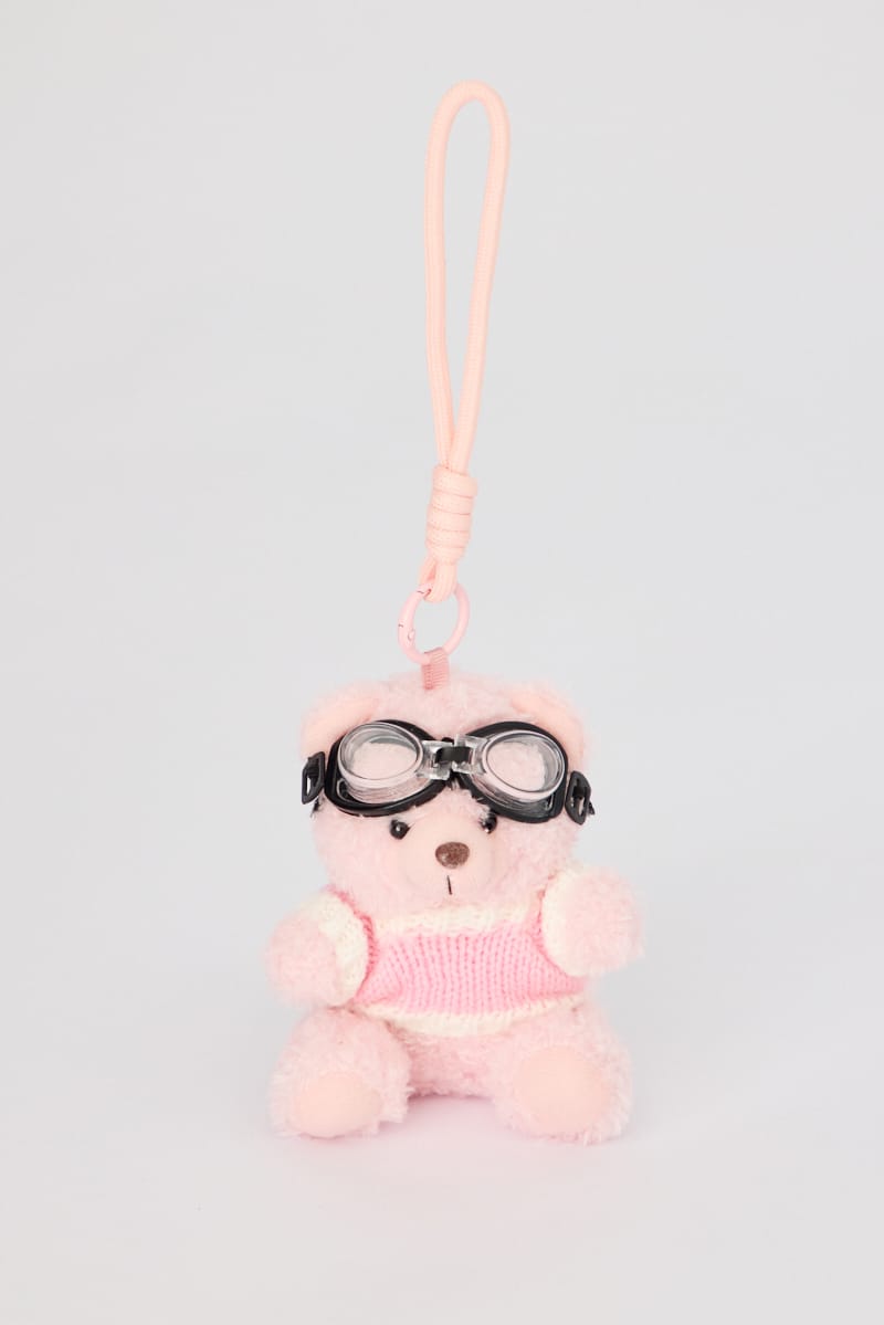 Pink Bear Keyring Bag Charm for Ally Fashion