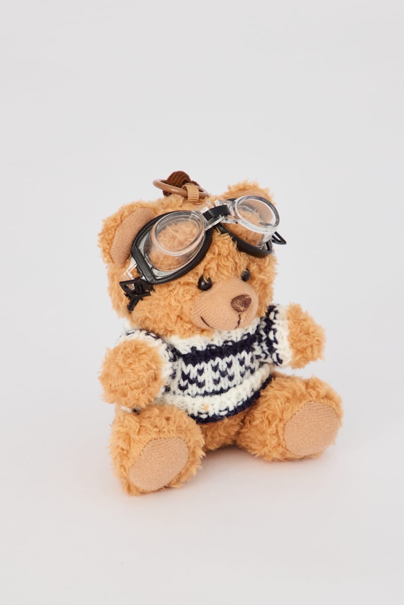 Brown Bear Keyring Bag Charm for Ally Fashion