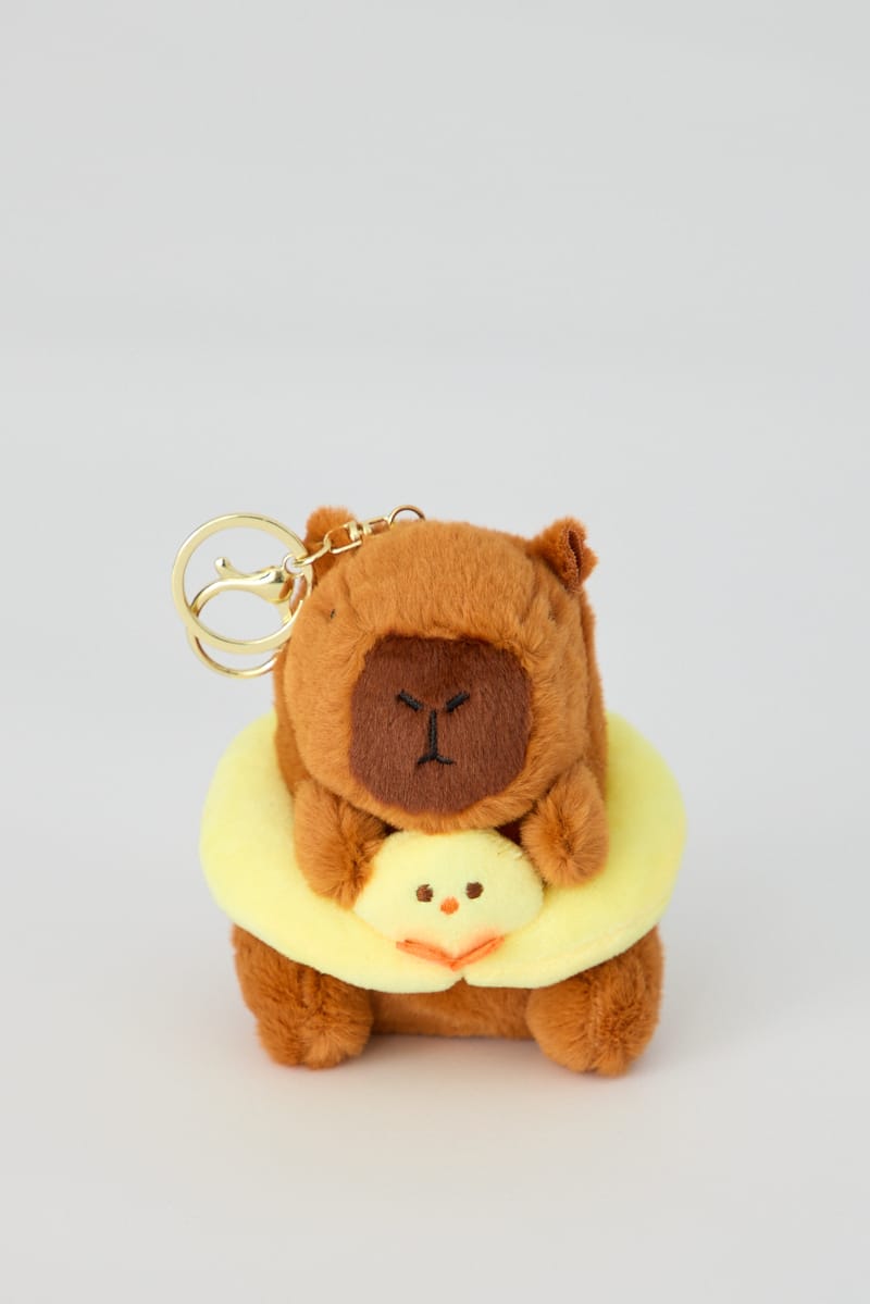 Brown Capybara Keyring Bag Charm for Ally Fashion