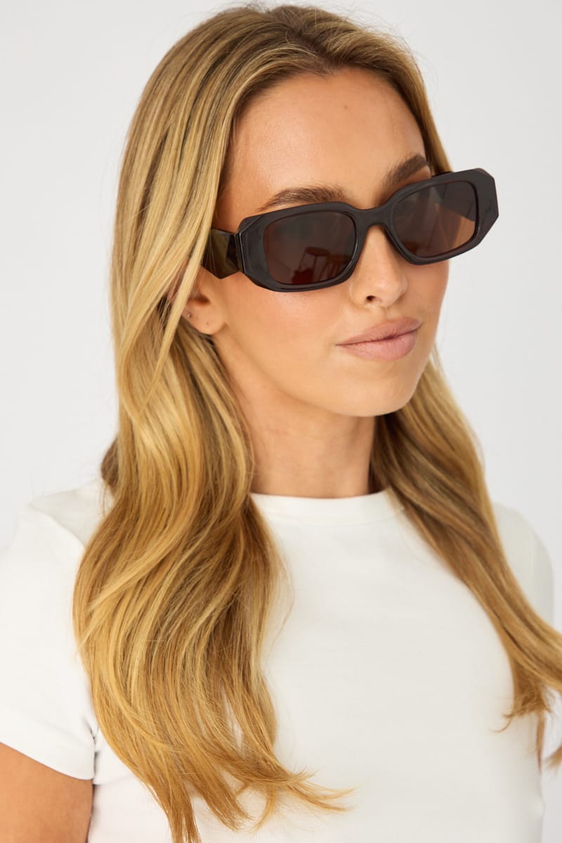 Brown Animal Print Fashion Sunglasses for Ally Fashion