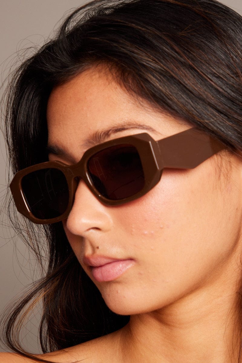 Brown Fashion Sunglasses for Ally Fashion