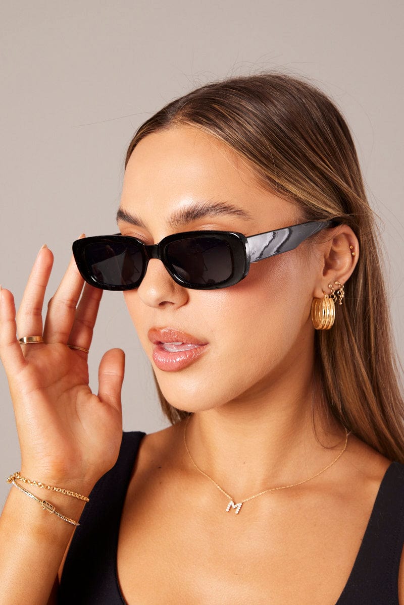 Black Squared Sunglasses for Ally Fashion