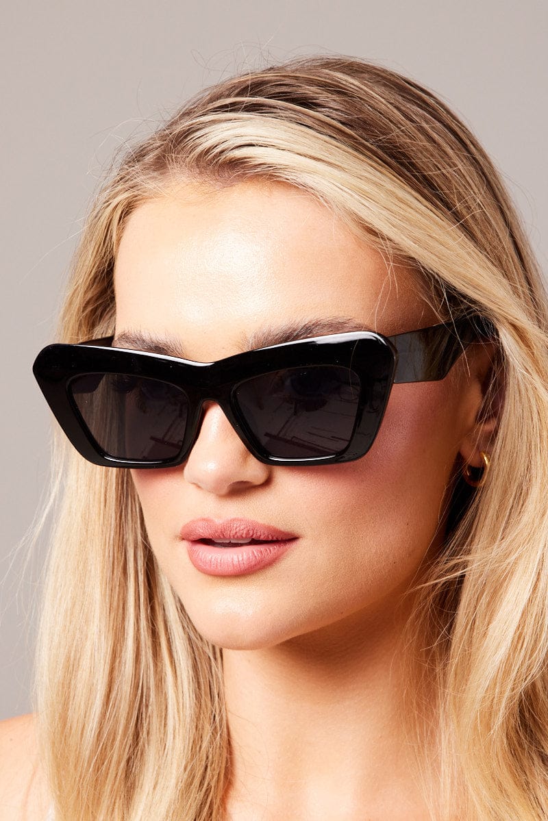 Black Animal Print Fashion Sunglasses for Ally Fashion