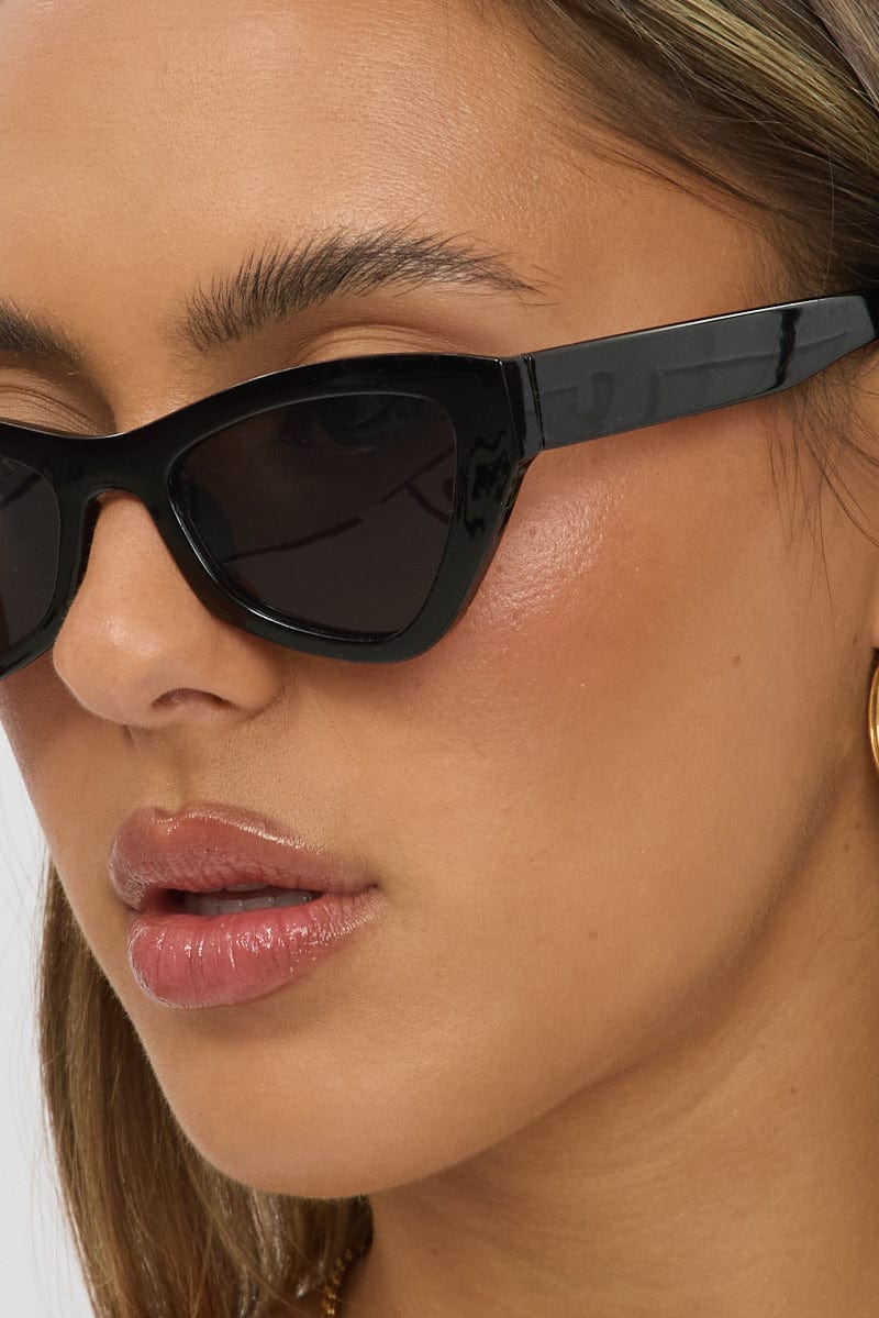 Black Cat Eye Sunglasses for Ally Fashion