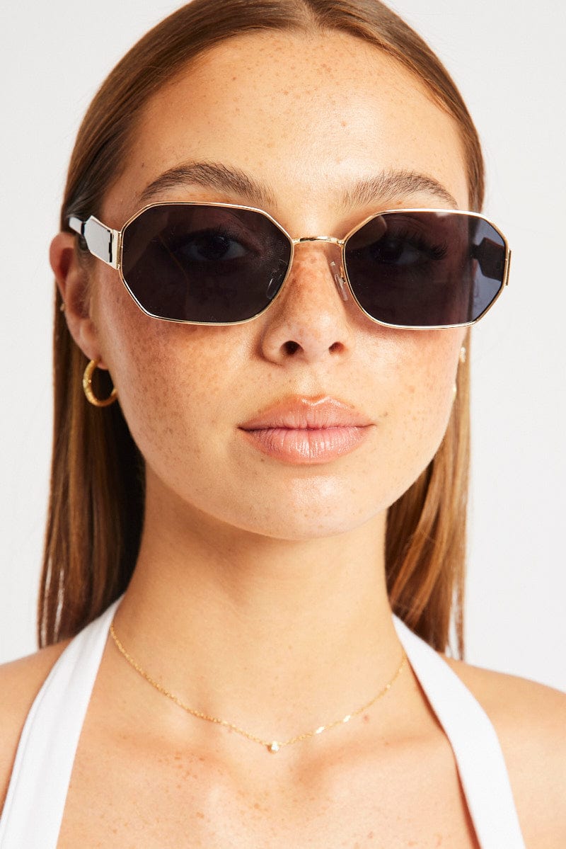 Black Oval Sunglasses for Ally Fashion