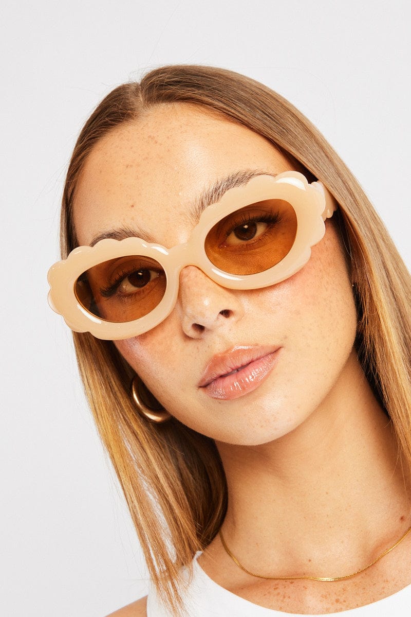 Beige Fashion Sunglasses for Ally Fashion