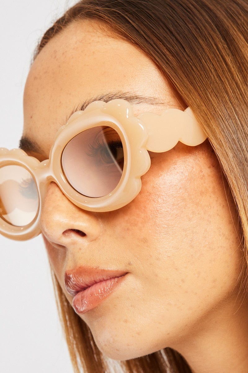 Beige Fashion Sunglasses for Ally Fashion