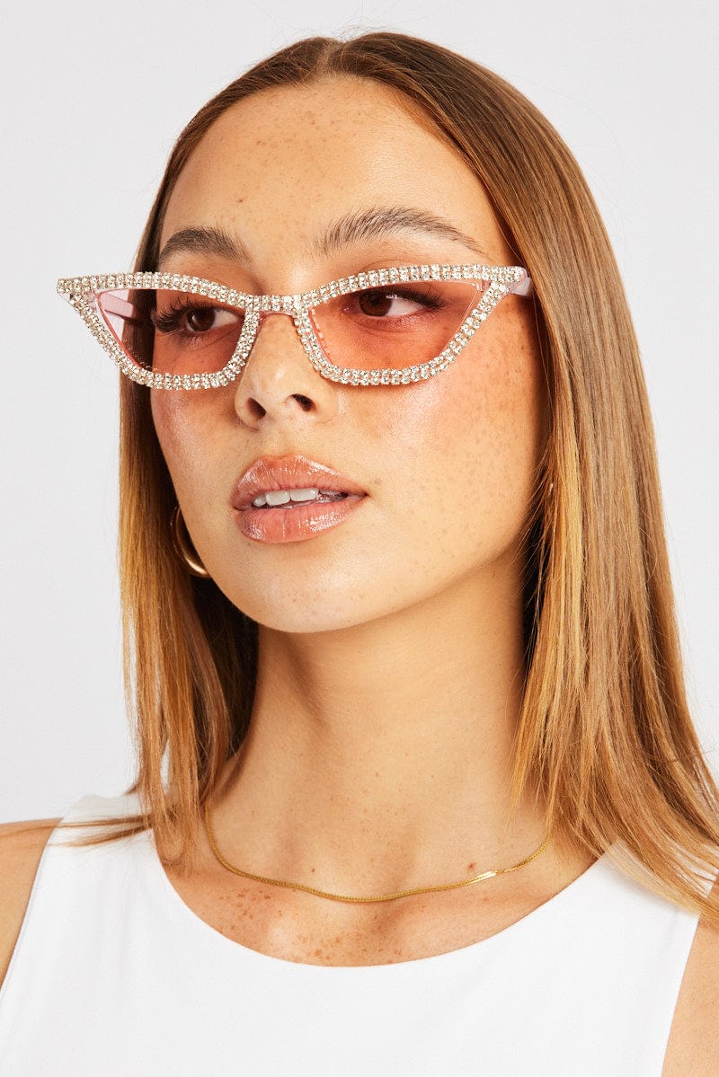 Pink Cat Eye Sunglasses for Ally Fashion