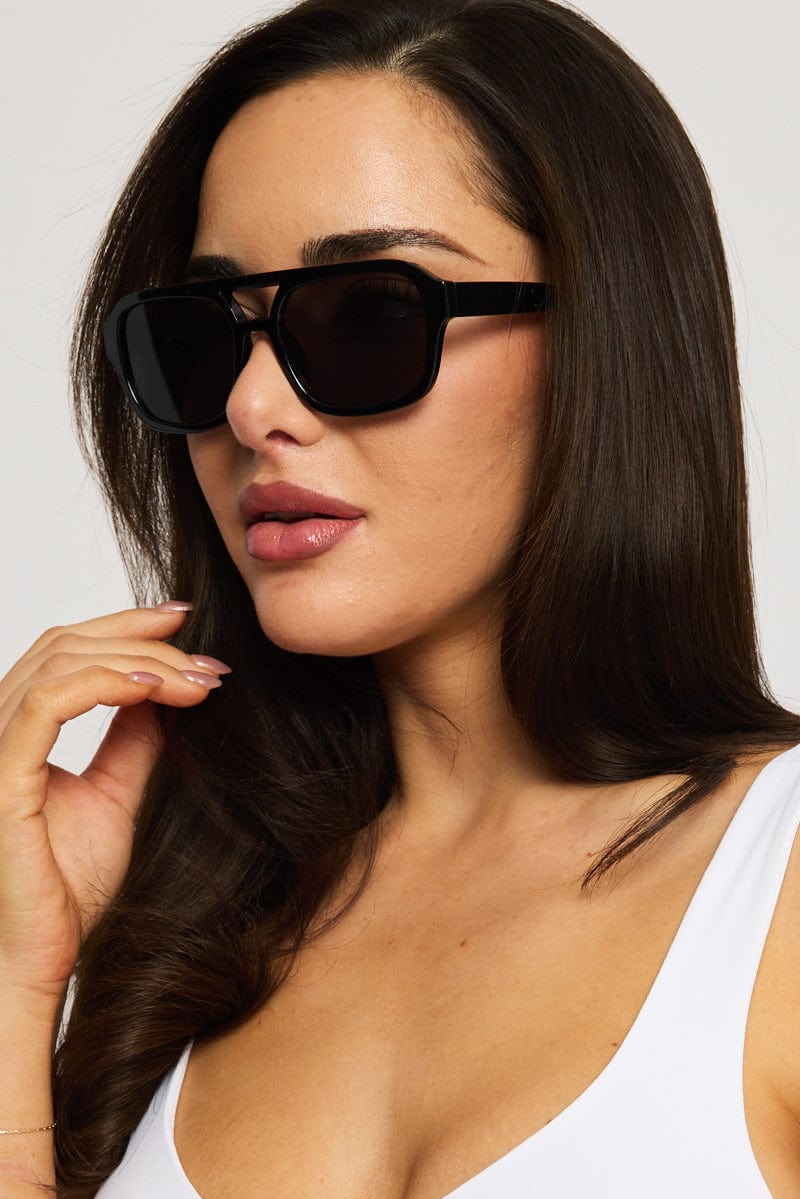 Black Animal Print Fashion Sunglasses for Ally Fashion