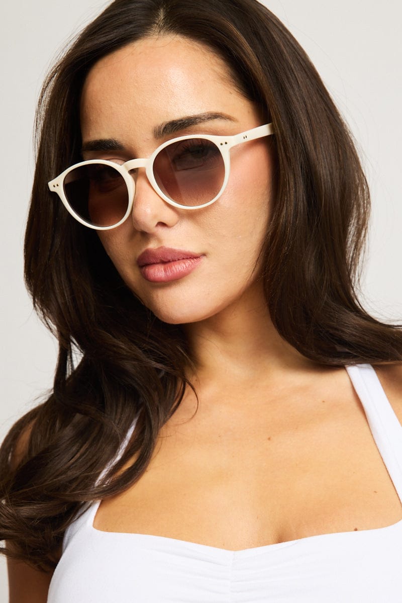 White Fashion Sunglasses for Ally Fashion