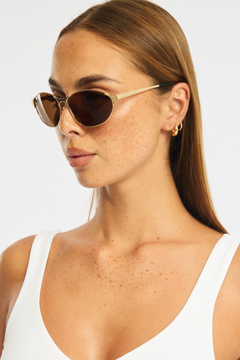 Brown Fashion Sunglasses for Ally Fashion