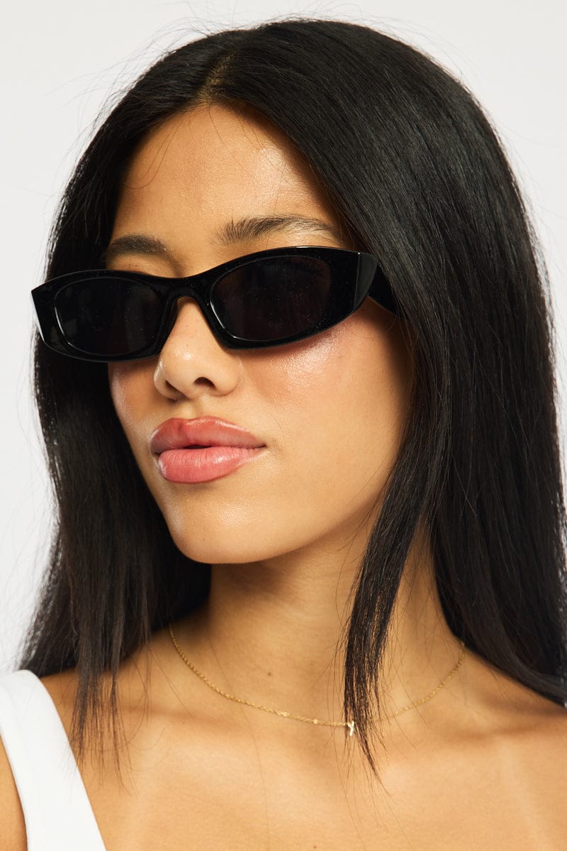 Black Animal Print Fashion Sunglasses for Ally Fashion