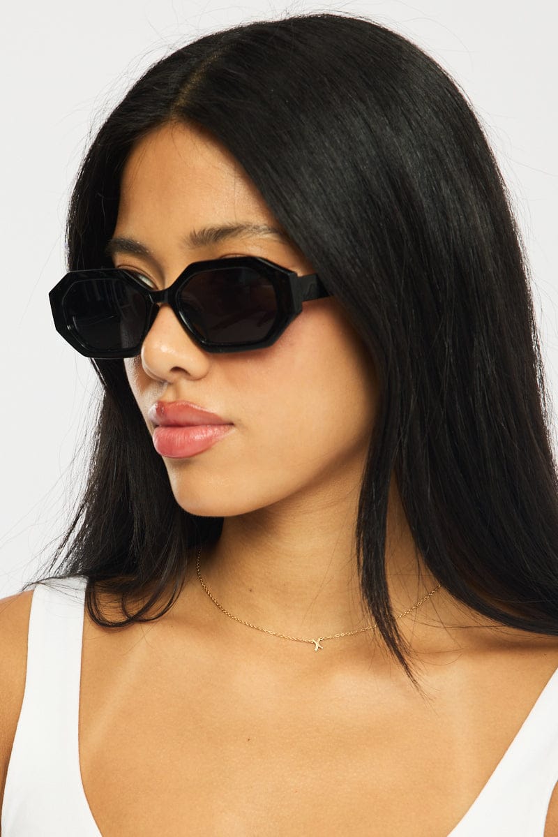 Black Animal Print Fashion Sunglasses for Ally Fashion