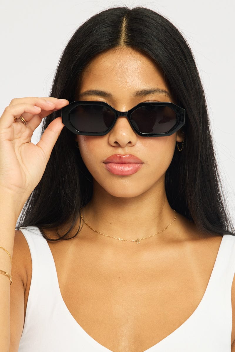 Black Animal Print Fashion Sunglasses for Ally Fashion