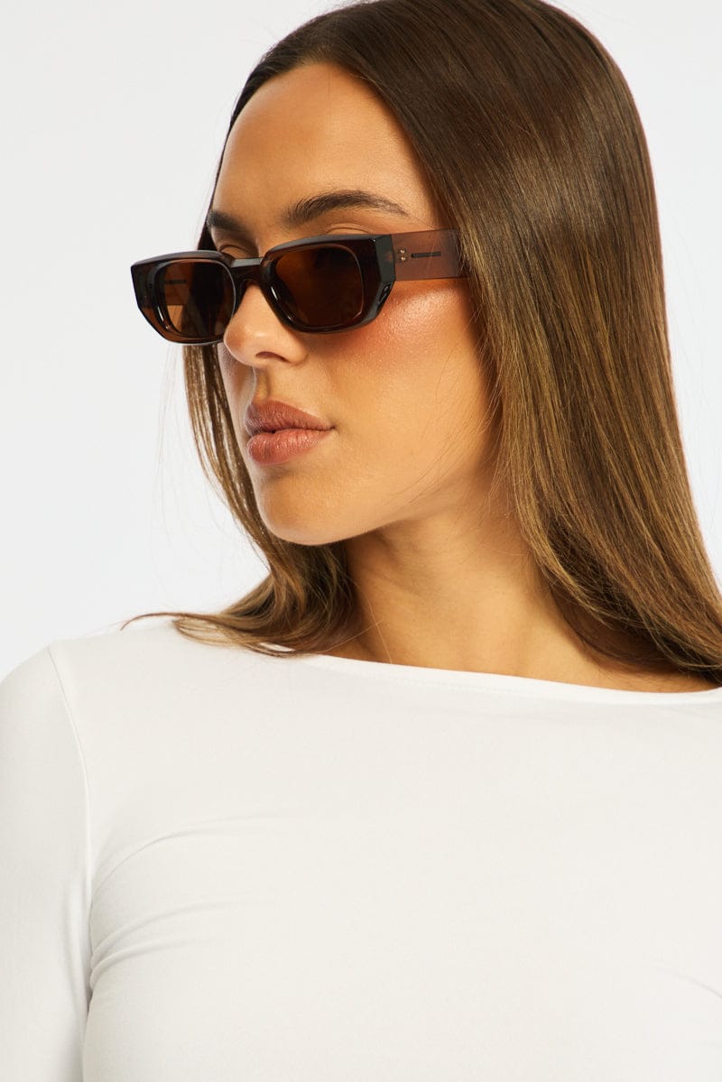 Brown Fashion Sunglasses for Ally Fashion