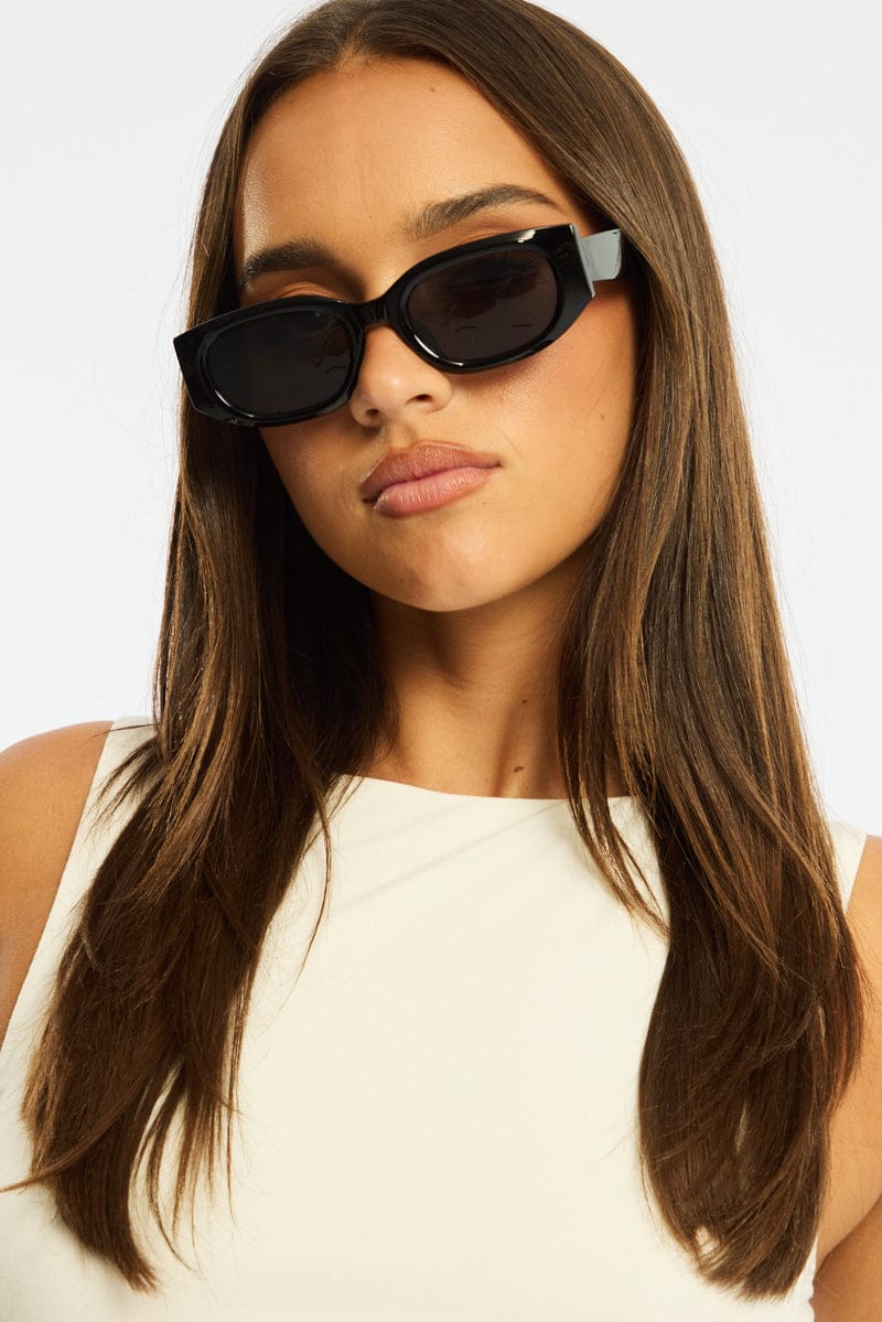 Black Animal Print Fashion Sunglasses for Ally Fashion