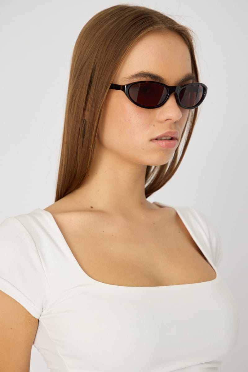 Brown Animal Print Fashion Sunglasses for Ally Fashion