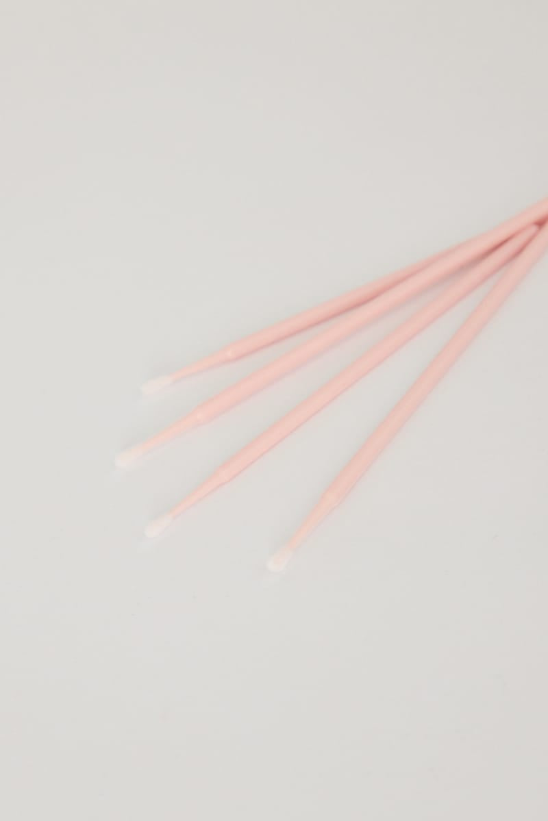 Pink 100 Pcs Cotton Swab for Ally Fashion