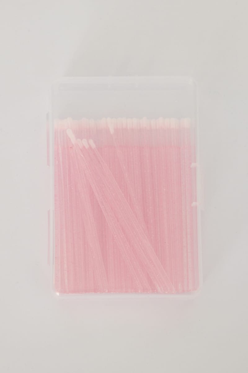Pink 100 Pcs Cotton Swab for Ally Fashion