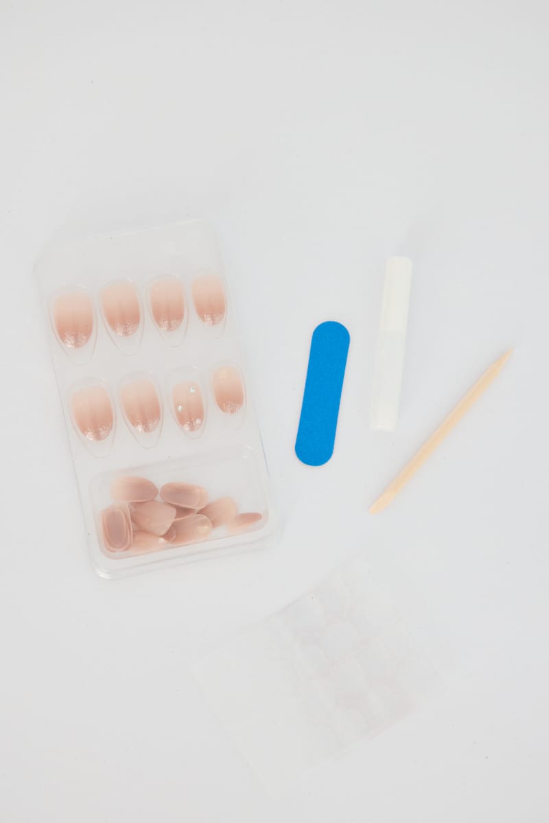 Pink 24 Pcs Press On Nails for Ally Fashion