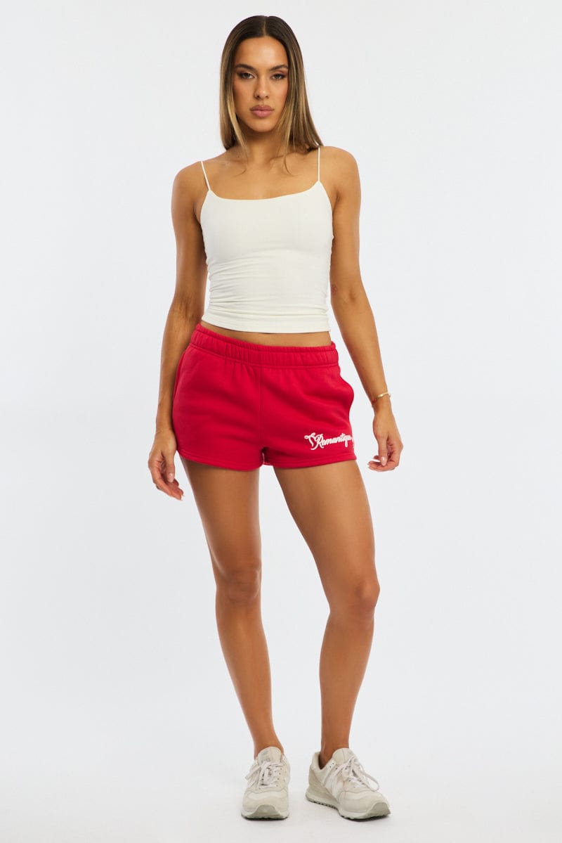 White Supersoft Singlet Double Layer for Ally Fashion