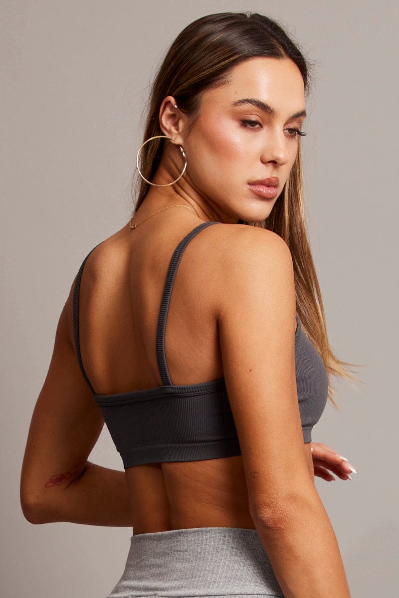 Grey Bralette Seamless for Ally Fashion