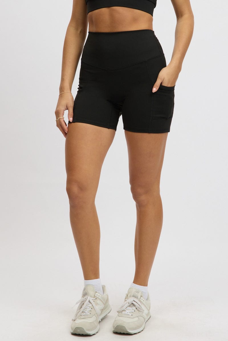 Black Bike Shorts for Ally Fashion