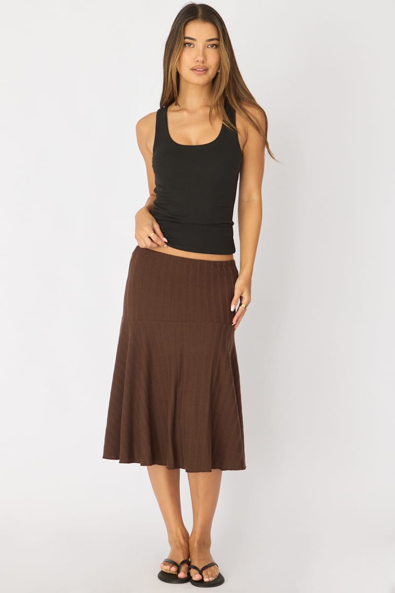 Black Sleeveless Scoop Neck Tank Top for Ally Fashion