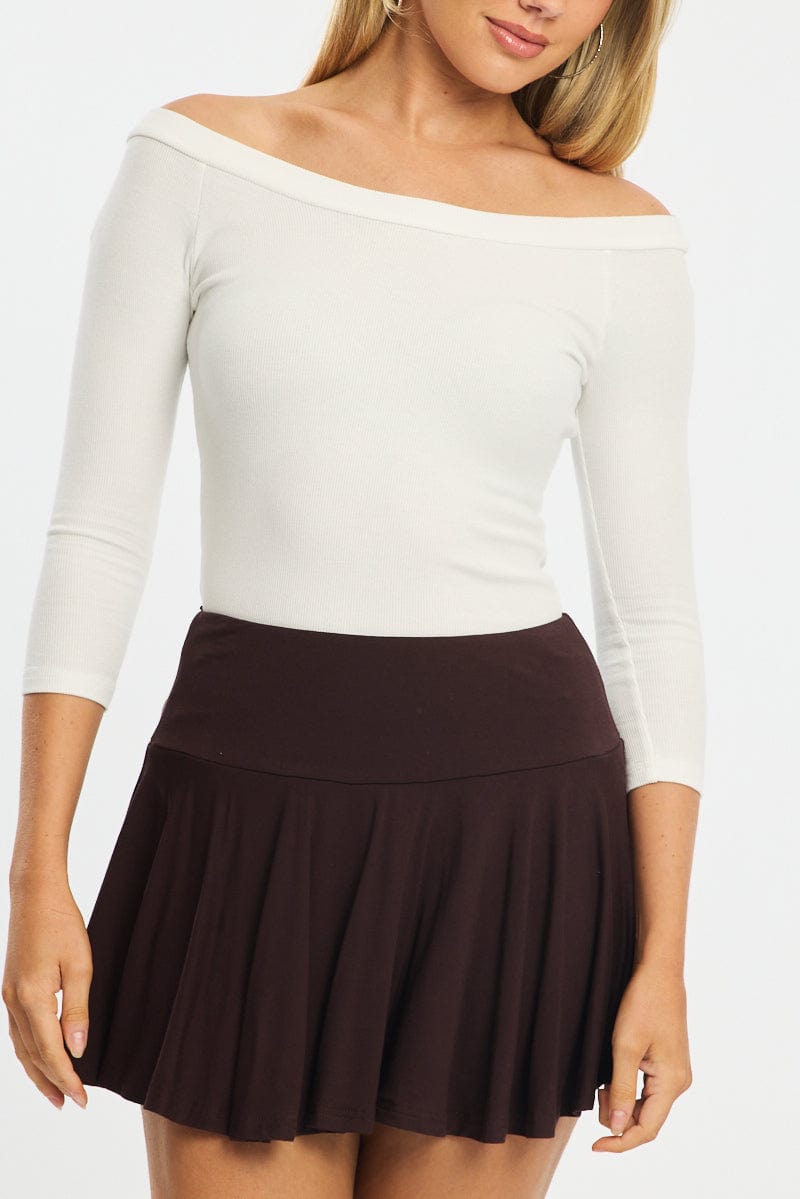 White Top 3/4 Sleeve for Ally Fashion