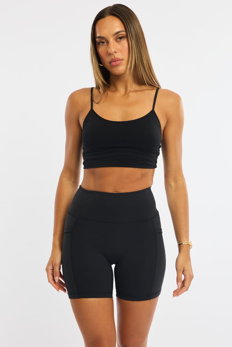 Black Bike Short for Ally Fashion