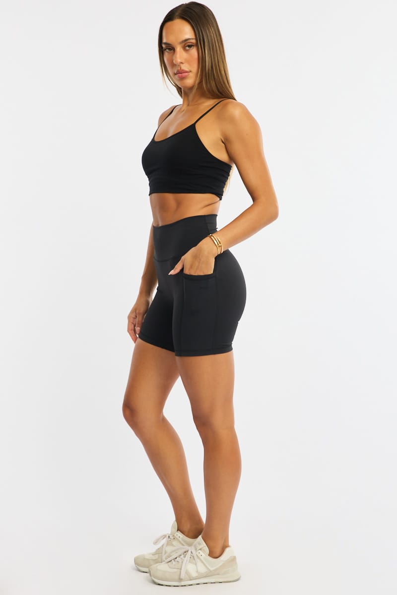 Black Bike Short for Ally Fashion