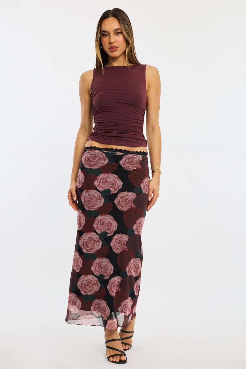 Red Supersoft Tank Sleeveless for Ally Fashion