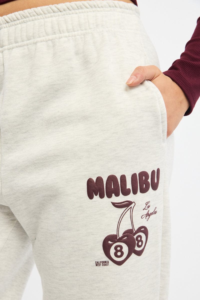 Grey Track Pants Jogger for Ally Fashion