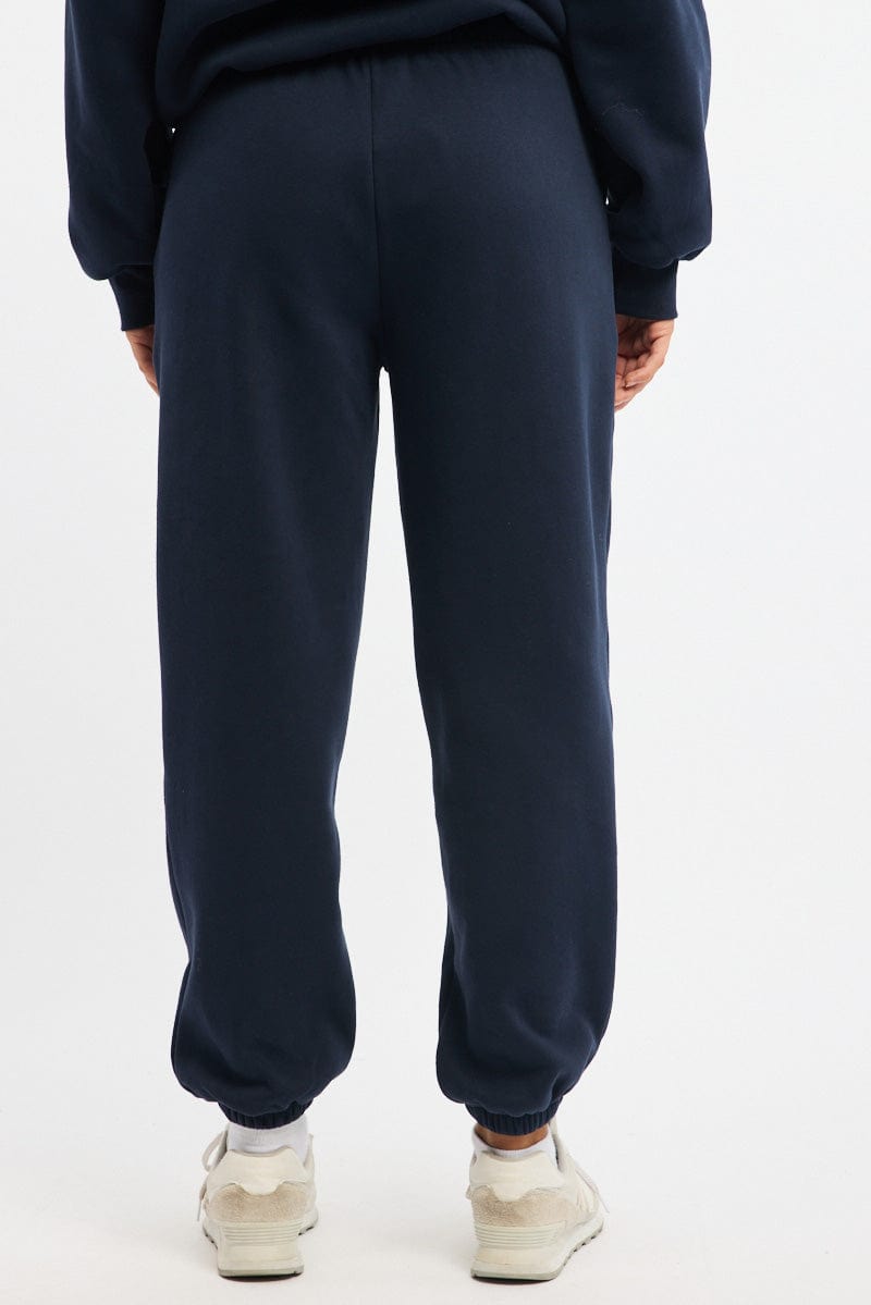 Blue Track Pants Jogger for Ally Fashion