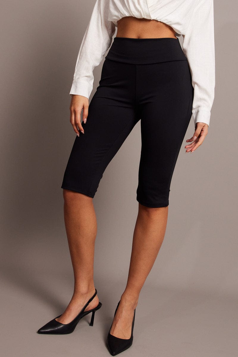 Black Capri Leggings for Ally Fashion