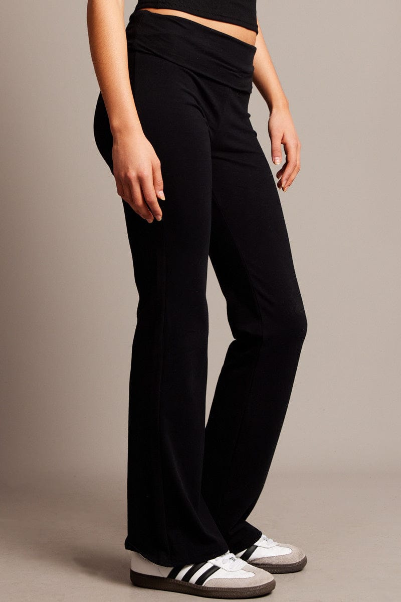 Black Flare Leg Pants for Ally Fashion