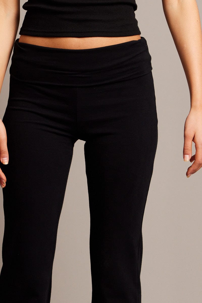 Black Flare Leg Pants for Ally Fashion