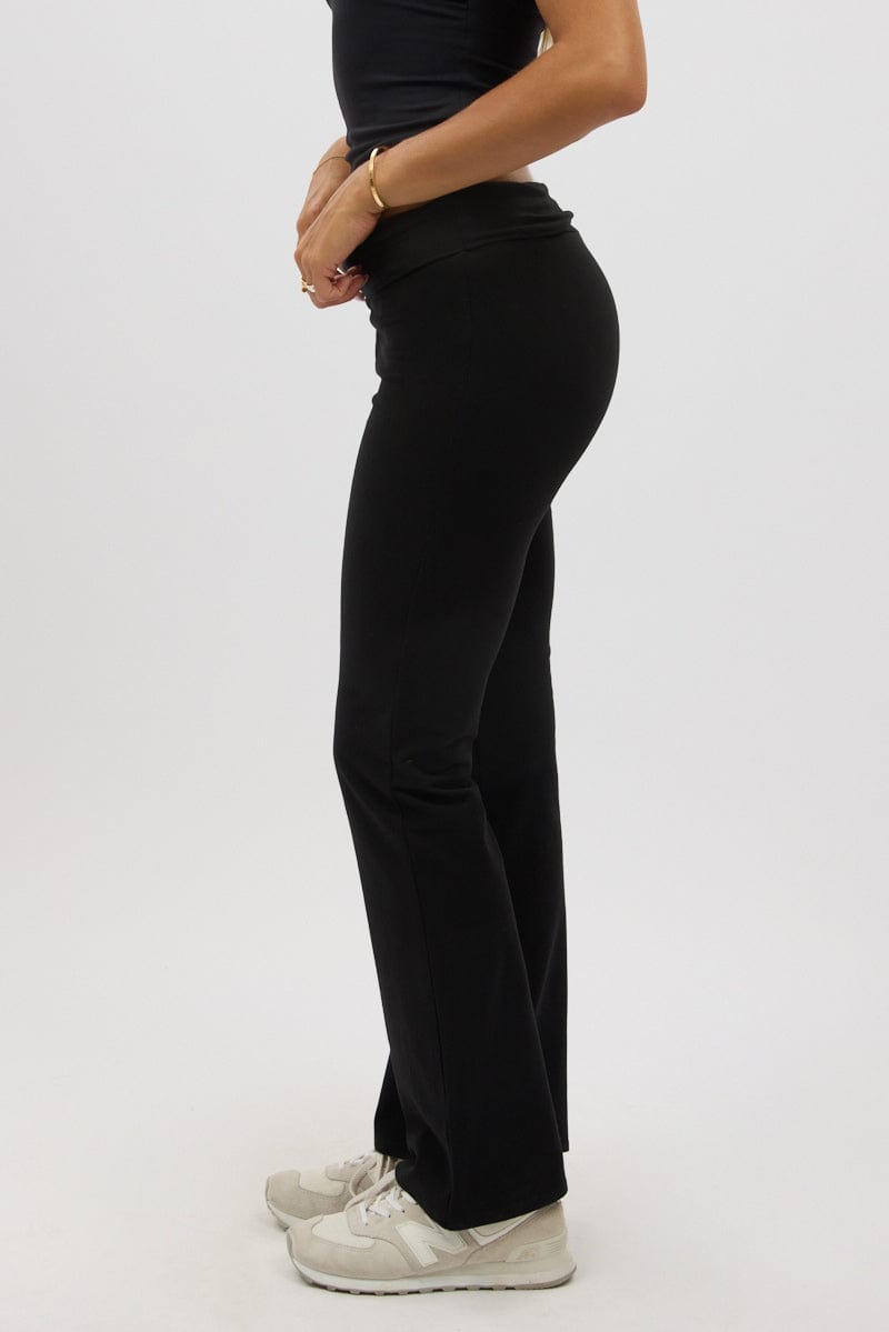 Black Flare Leg Pants for Ally Fashion