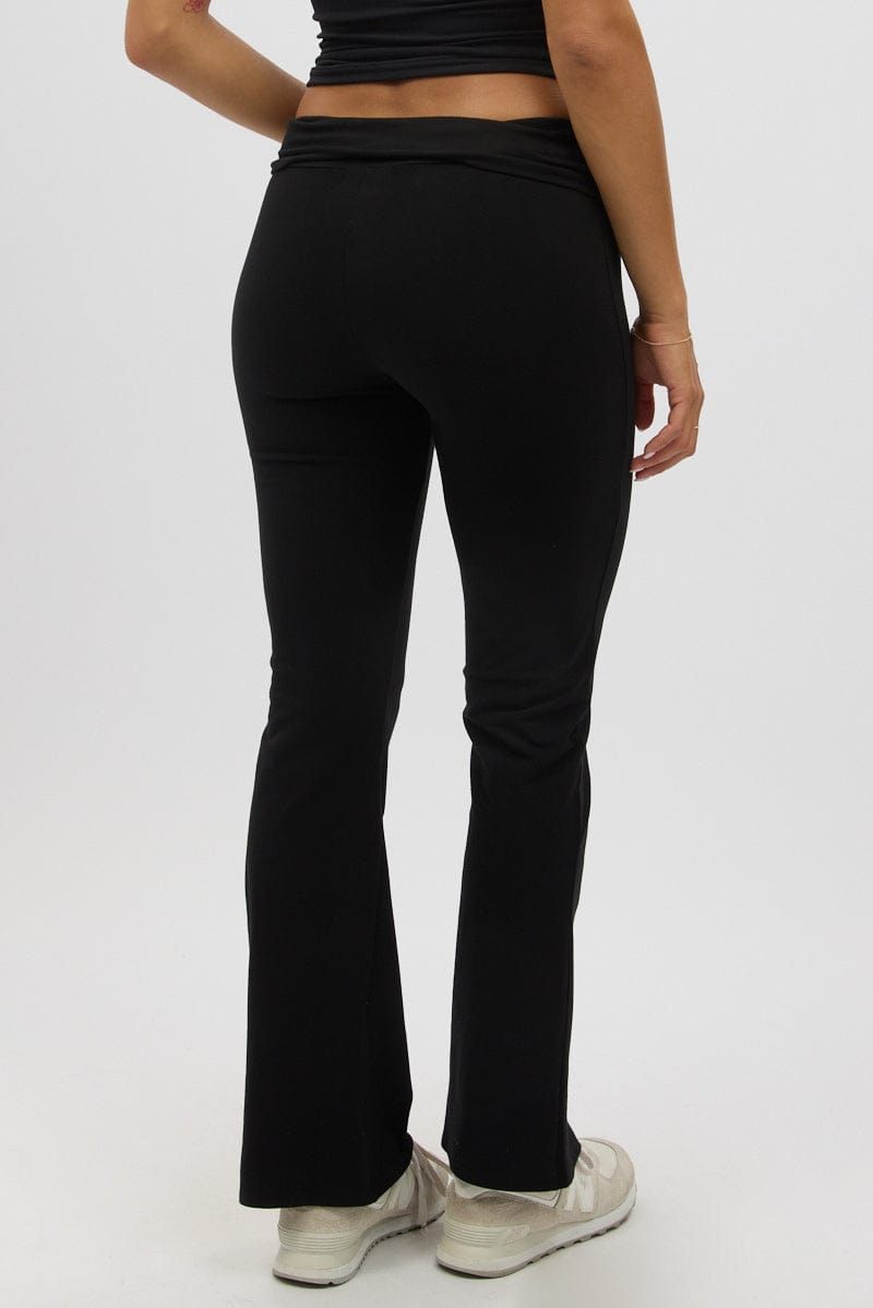 Black Flare Leg Pants for Ally Fashion