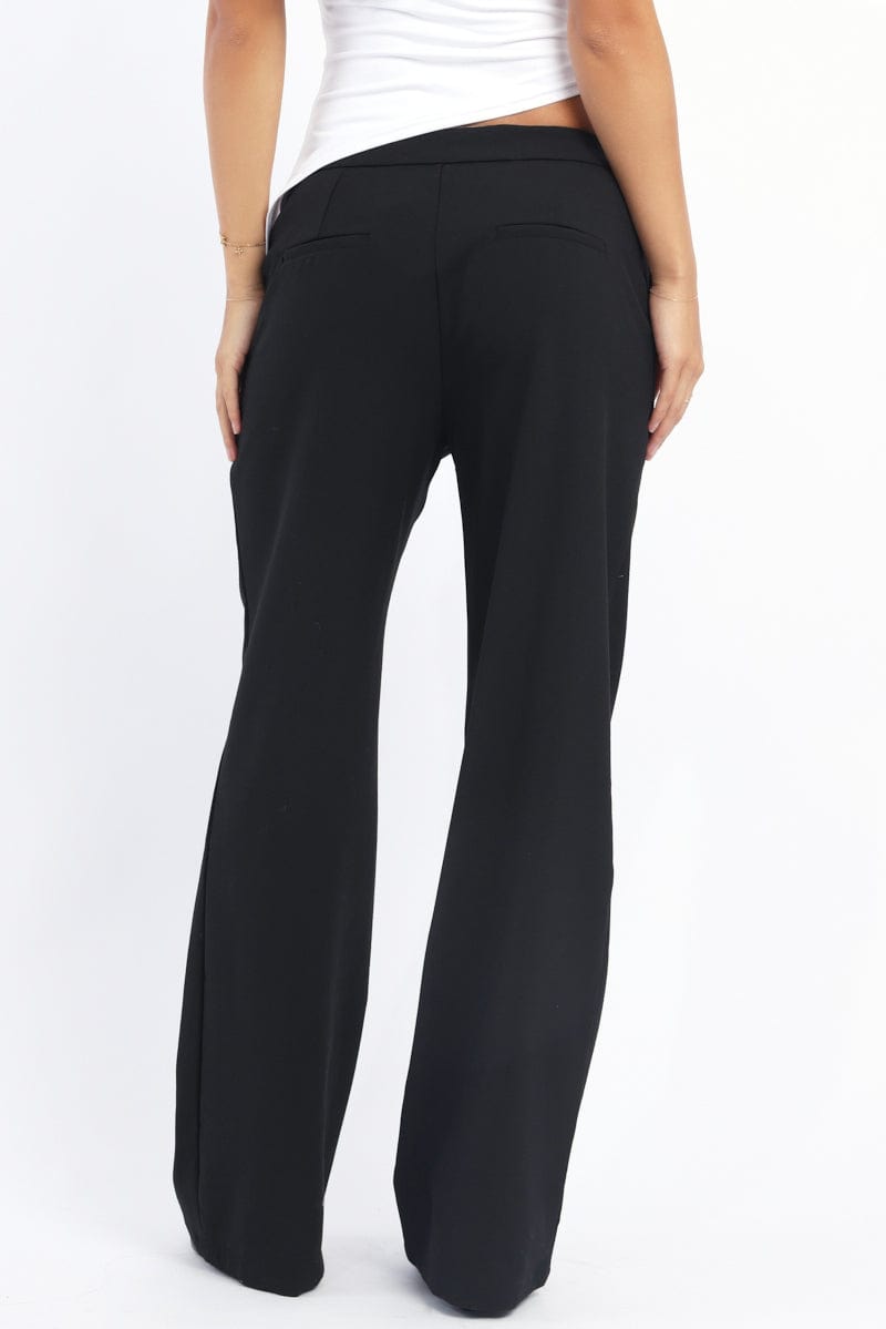 Black Slim Pant Straight Fit for Ally Fashion